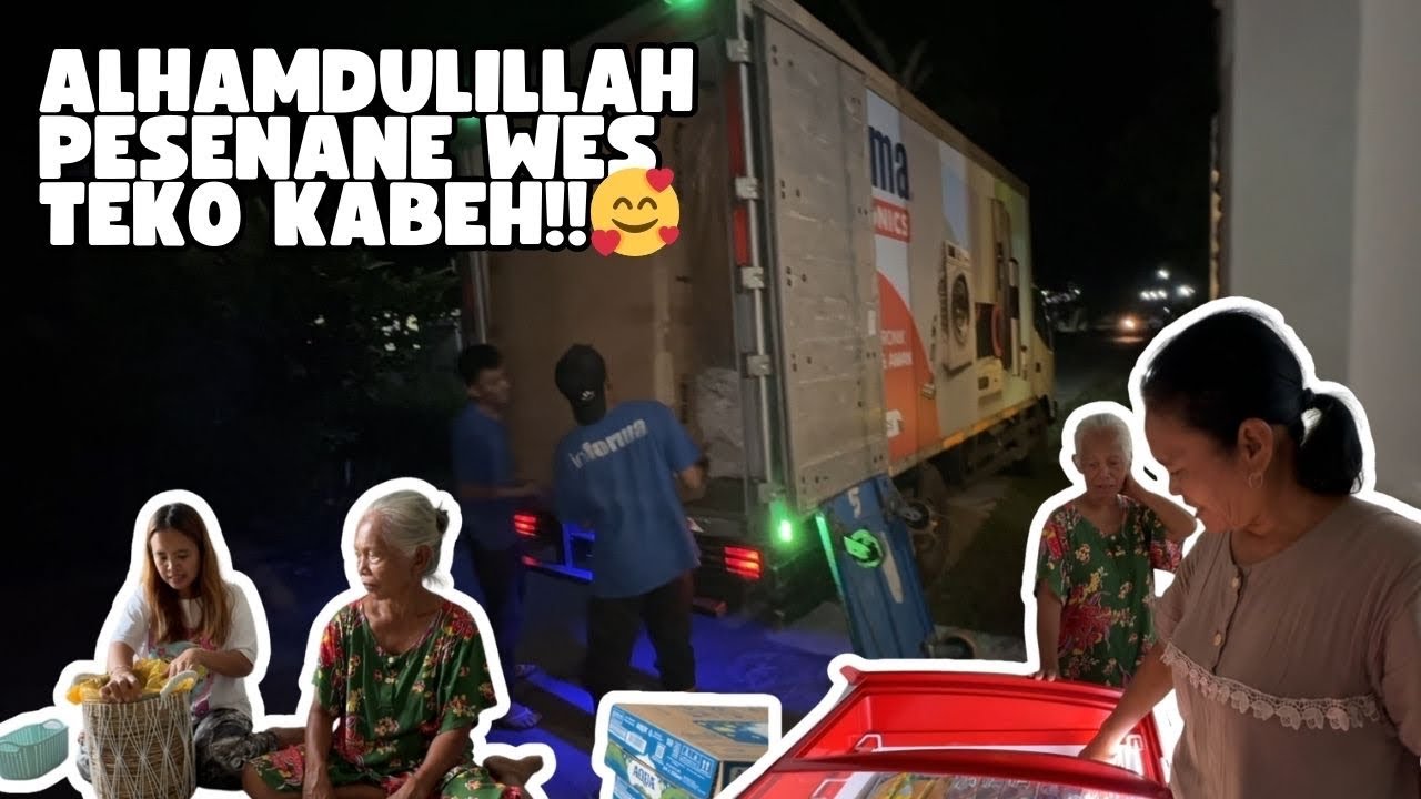 ALHAMDULILLAH ES KRIM & SOFA SUDAH DATANG SIDO LEBARAN TENAN IKI