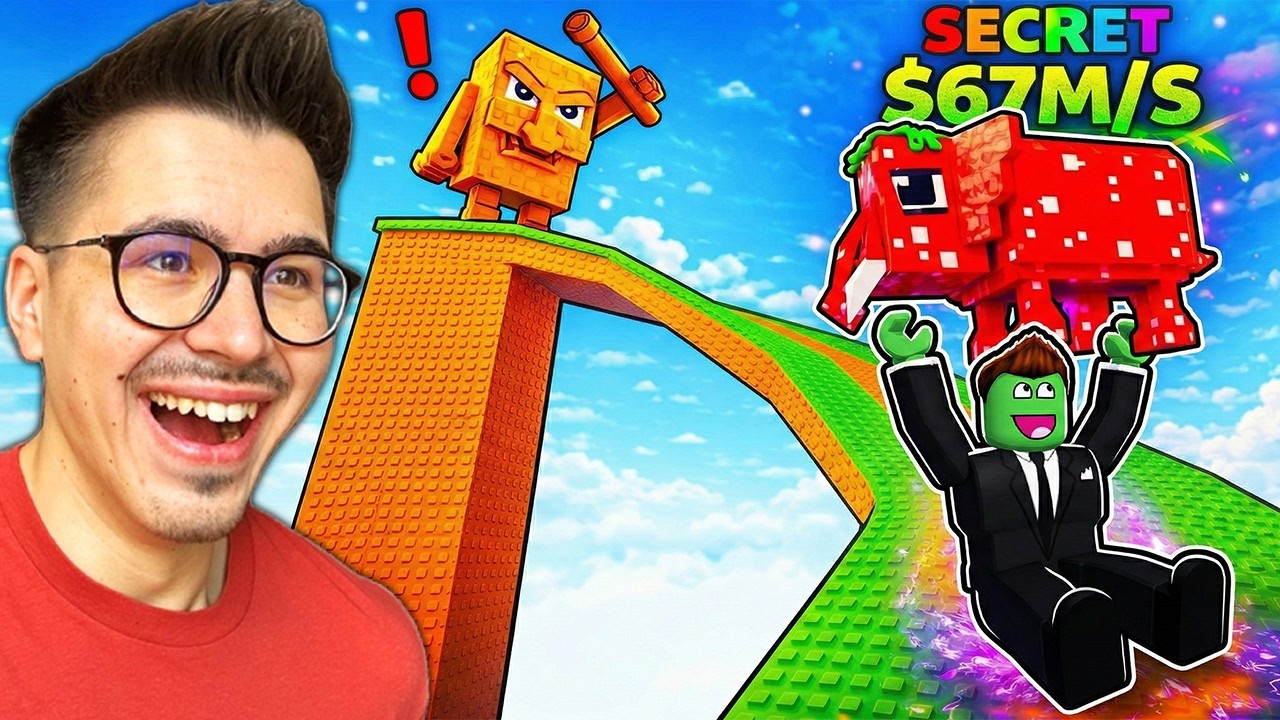 Aluneca pe Tobogan pentru Brainroti!