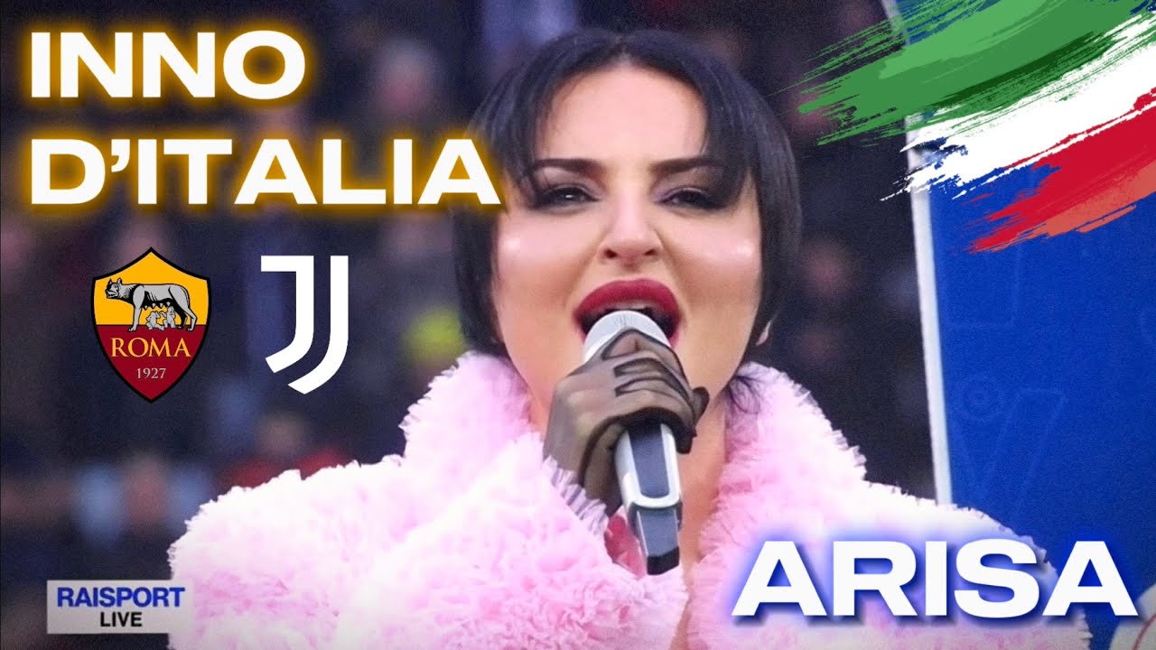 Arisa - Inno d'Italia (Supercoppa femminile 2023, Roma - Juventus)