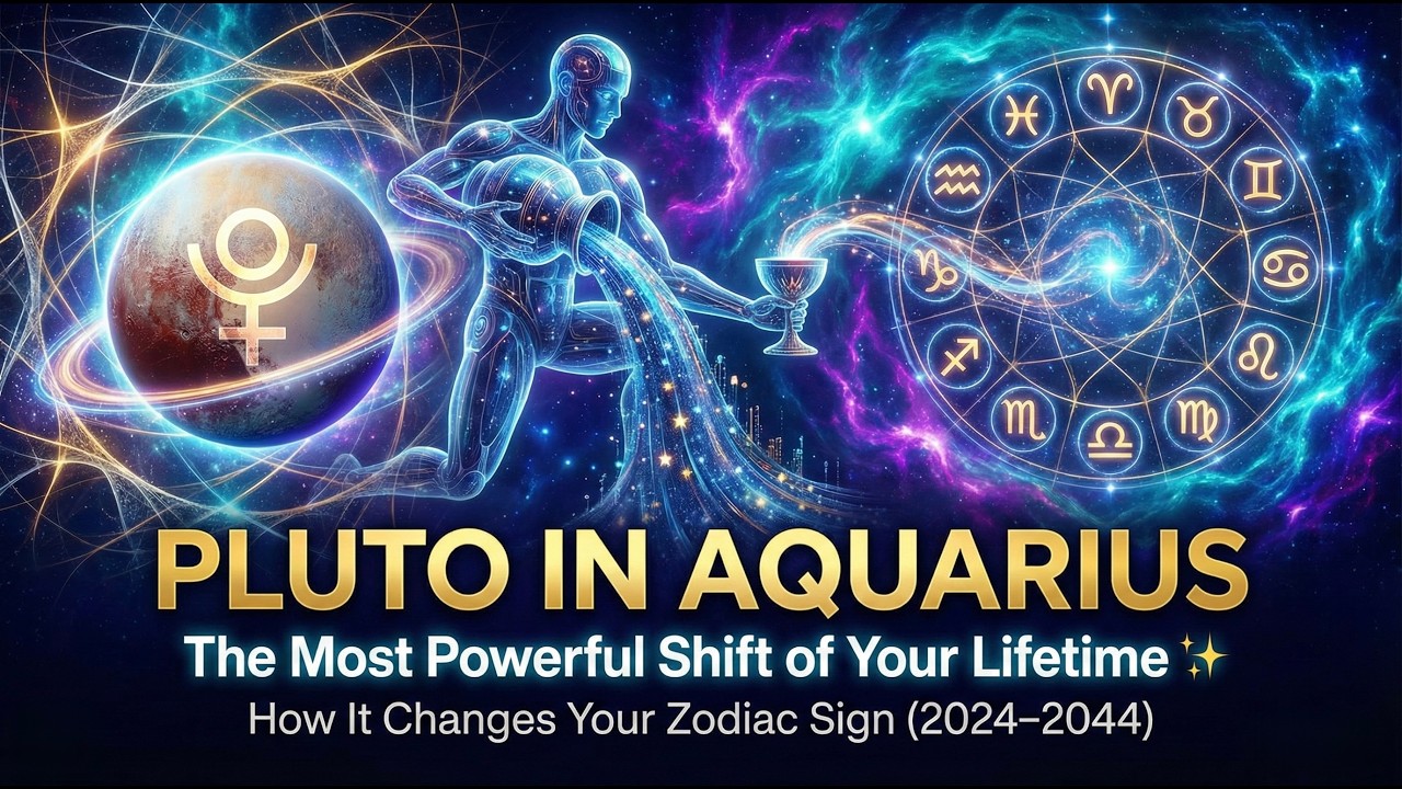 PLUTO IN AQUARIUS: The Most Powerful Shift ✨ How It Changes Your Zodiac Sign (2024–2044)