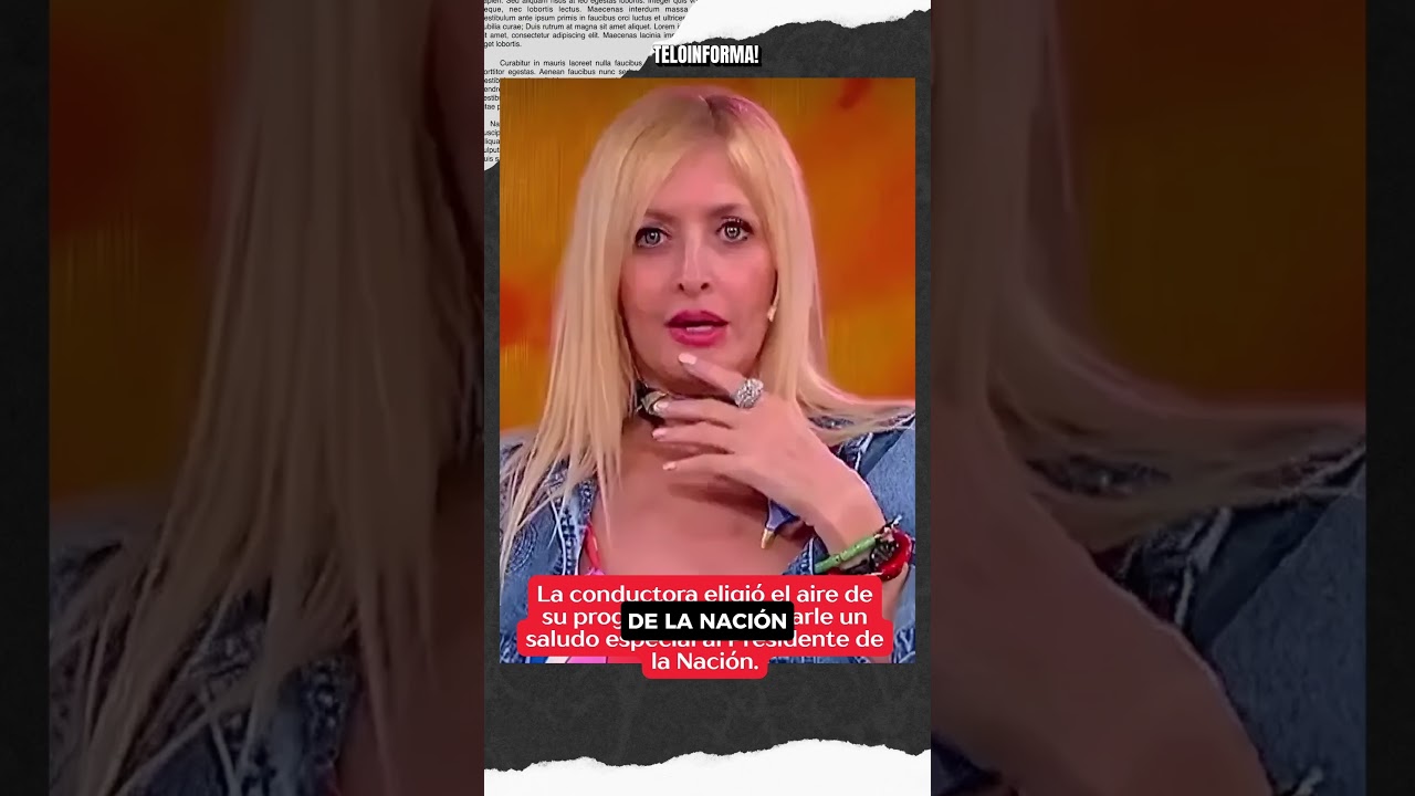 Yuyito Gonz&aacute;lez, mensaje a Milei por su cumple &iexcl;R