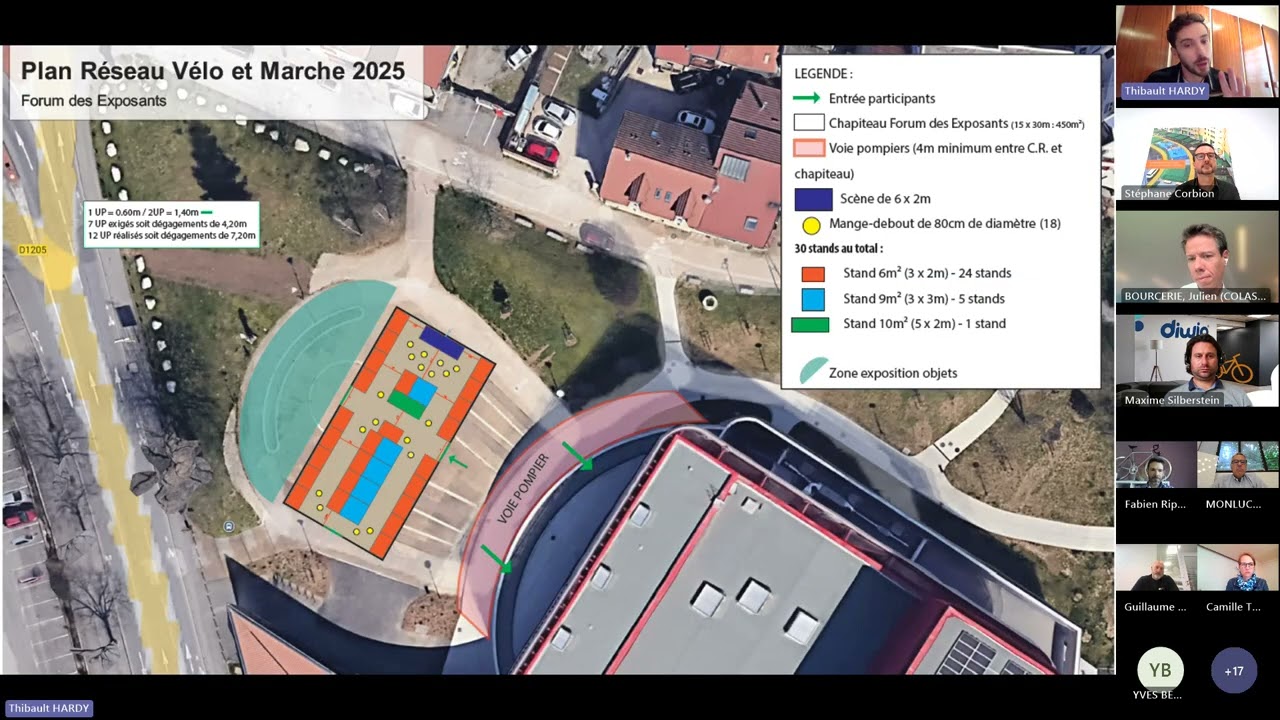 Webinaire de présentation des exposants 1ères Rencontre du Réseau vélo et marche à Annemasse 2025