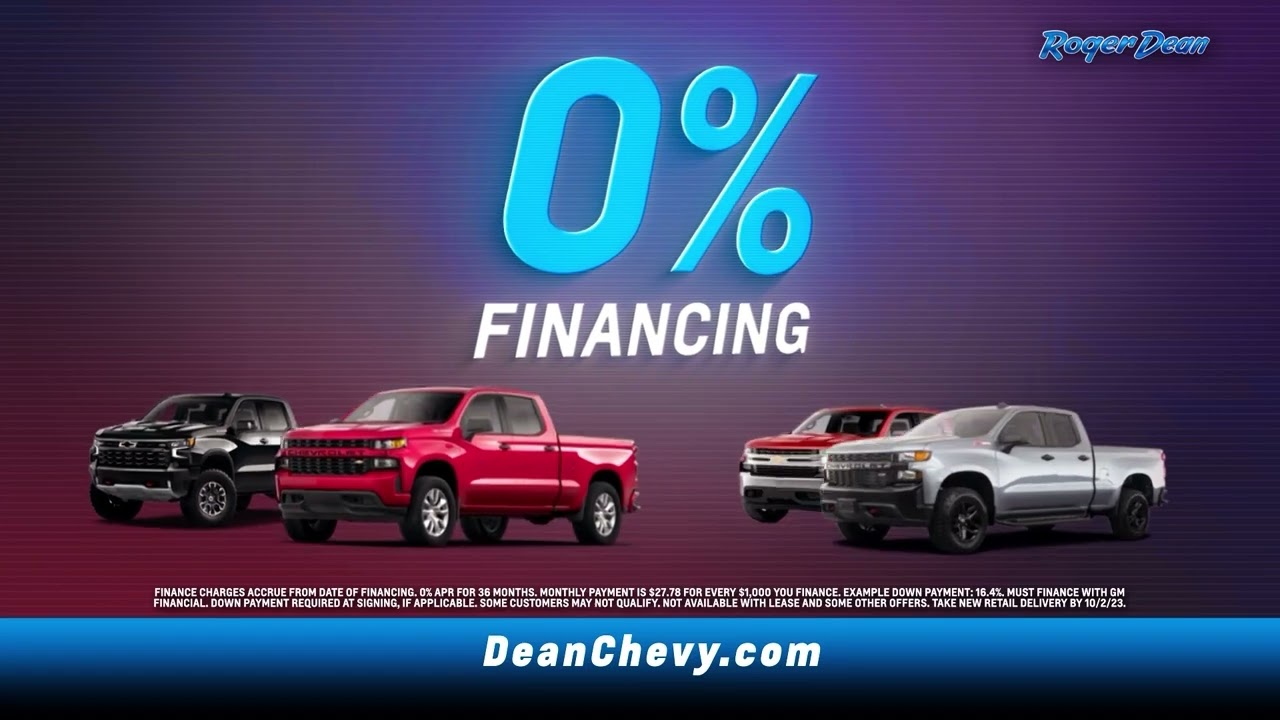 Get Our Best Truck Deal of the Year at Roger Dean Chevrolet!