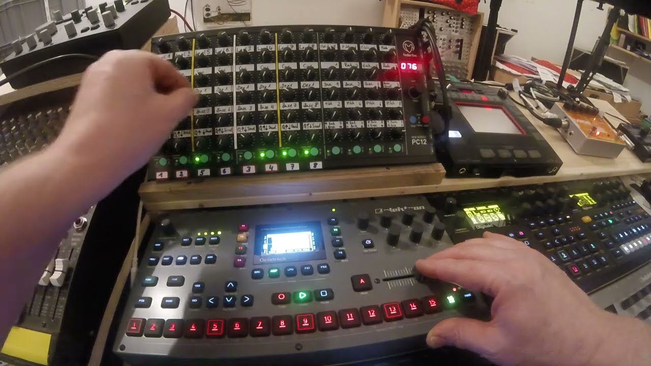 Faderfox pc12 Elektron Octatrack