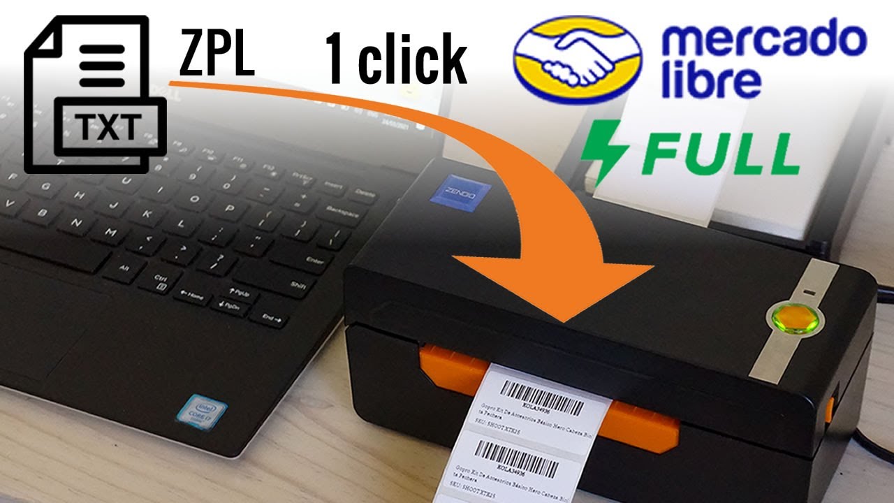 Impresora ZENDIO - Imprimir Etiquetas de MercadoLibre Envios FULL