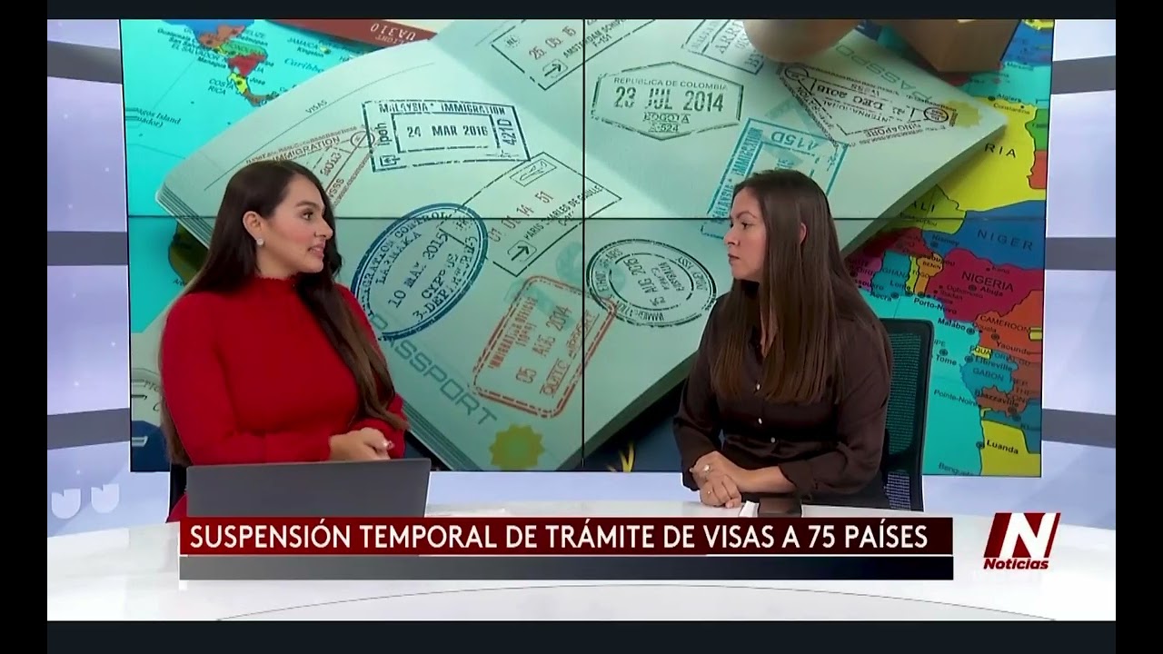 Suspensión de visas de inmigrantes 75 países