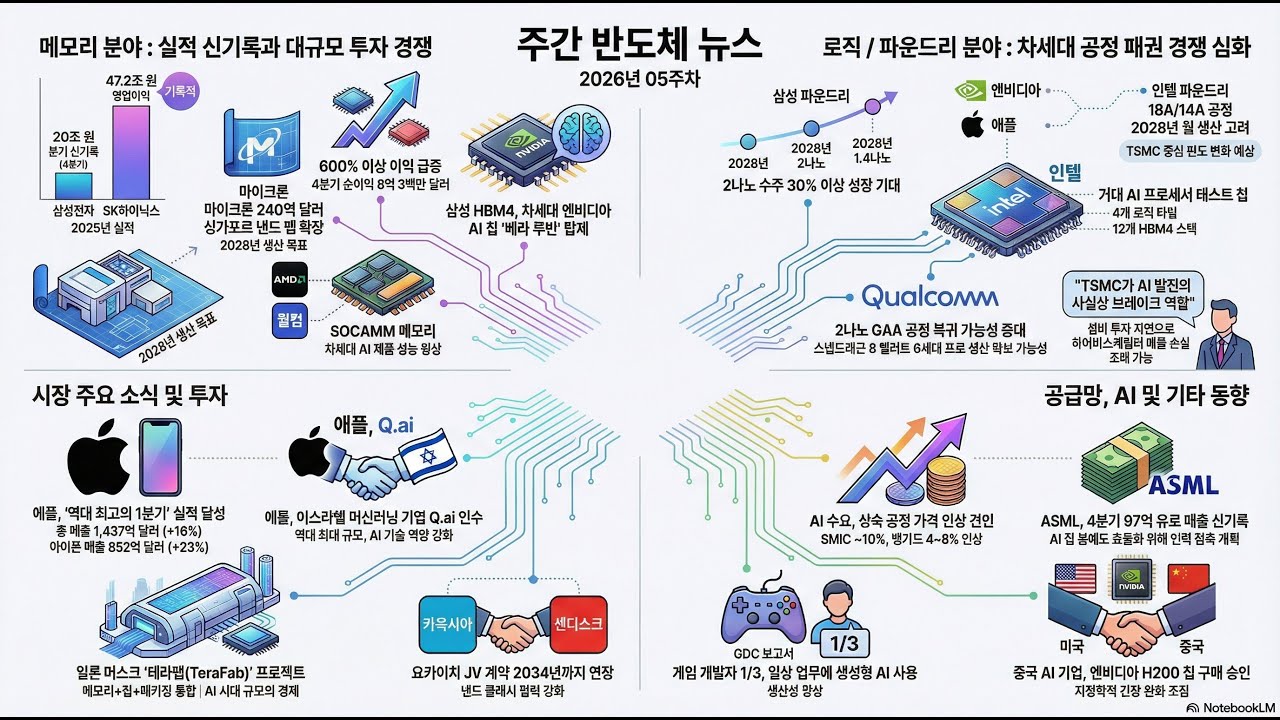 (KL) 주간 반도체 뉴스 2026년 05주차