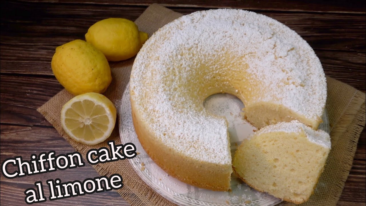 CHIFFON CAKE AL LIMONE Torta Altissima,sofficissima!Semplice,Veloce,Deliziosa!😱🍰Scopri la Ricetta!