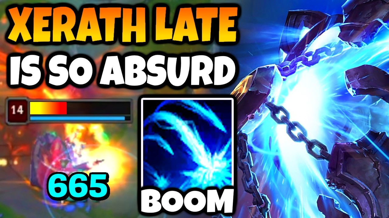 This is why XERATH is a MONSTER once he gets to 3 items