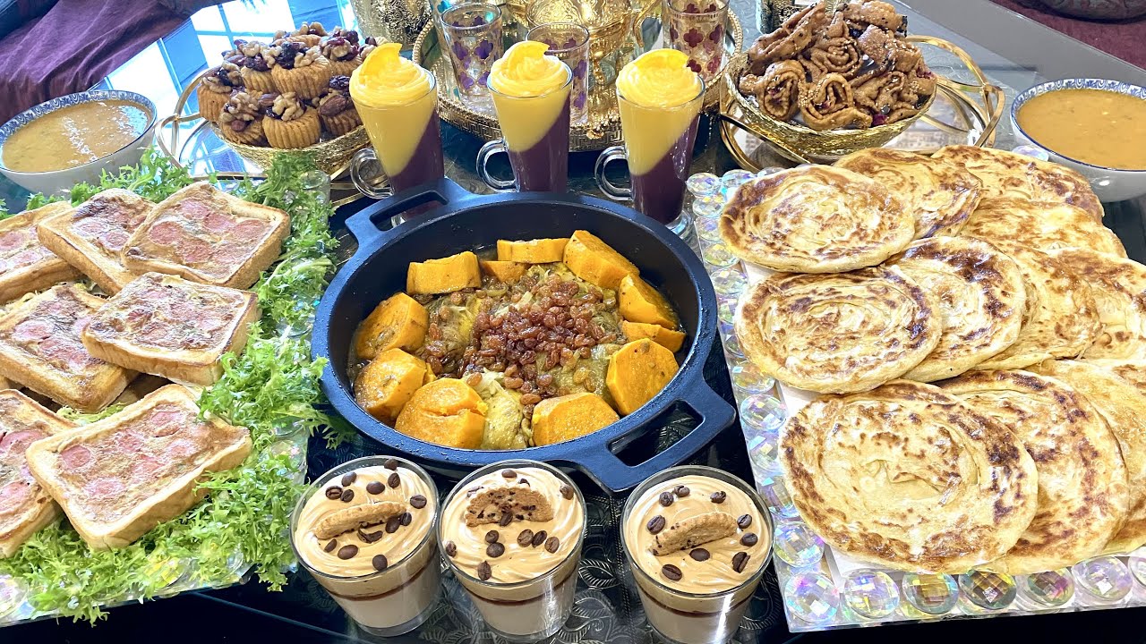 الفطور على حسابي 😁تحلية العصائر 👌لموس القهوة 😋الملوي بلدي 😋طحين حلو 😁سندوتشات معمرين بالنقانق
