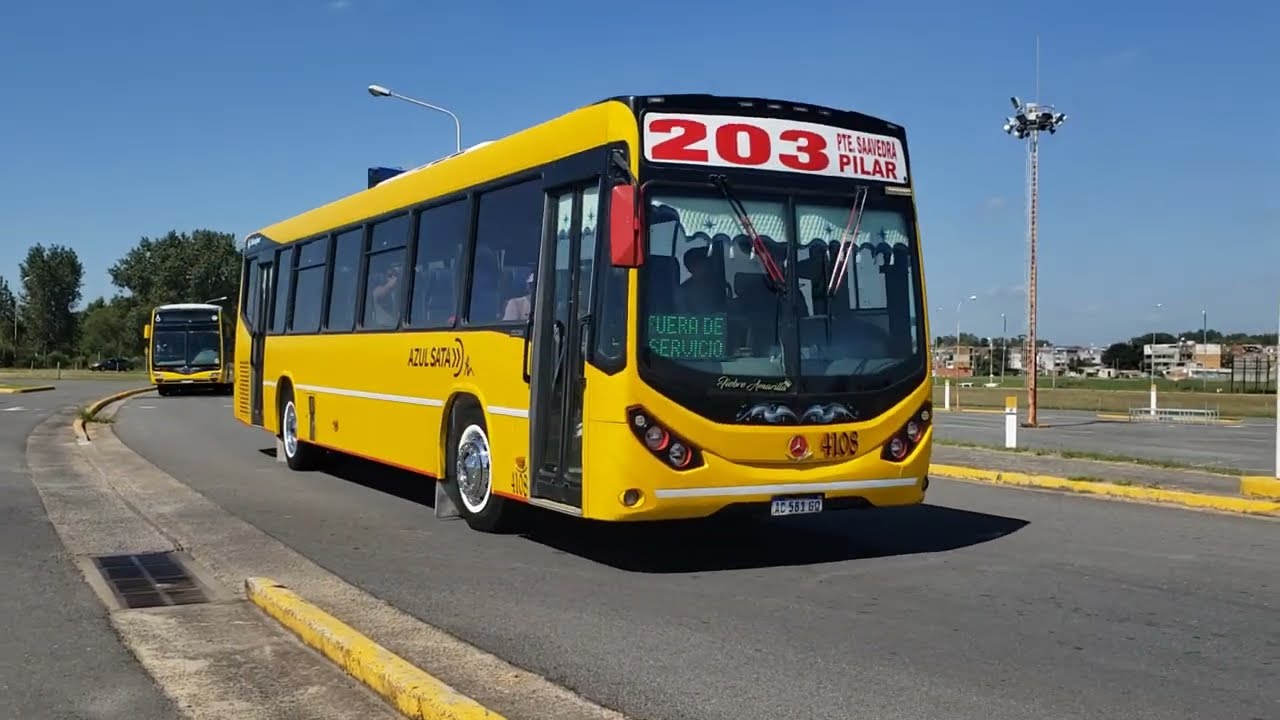 Entrada de la Linea 203 (Fiebre Amarilla) a Tablada
