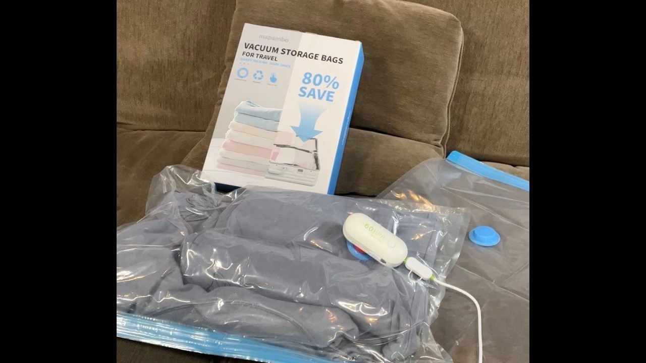 Vacuum Bags That Save So Much Space    #storagesolutions #packlight #traveltips