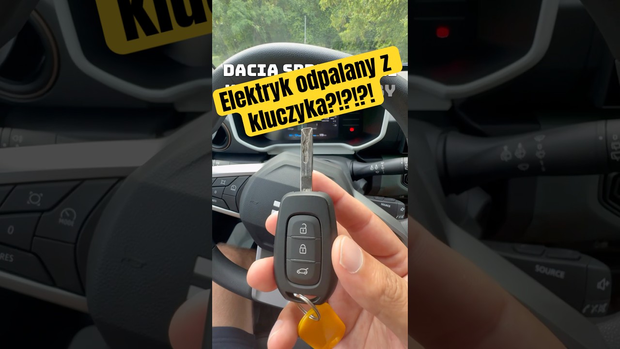 Elektryczne auto odpalane tradycyjnym kluczykiem? Witajcie w Dacii Spring 