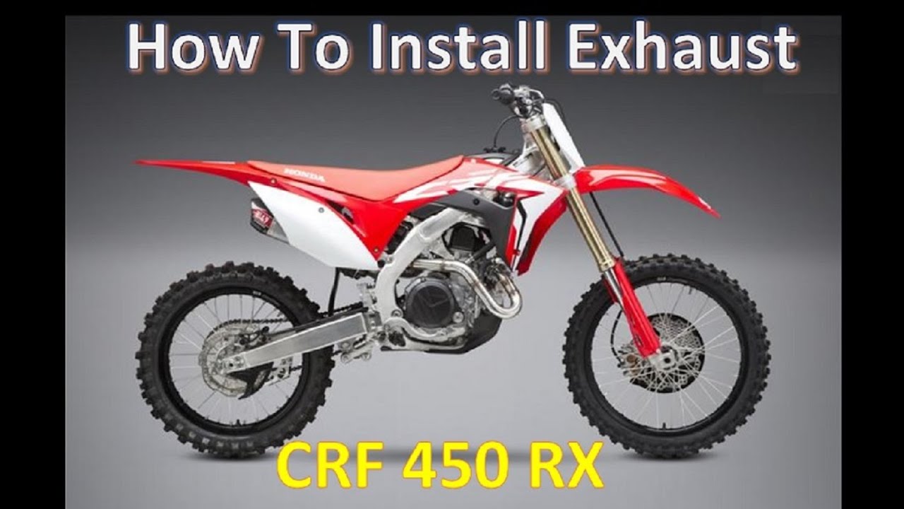 2019 Honda CRF 450RX - How to Install Yoshimura Full System Exhaust