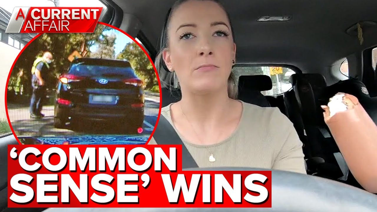 Mum's evidence forces cops to drop traffic fine | A Current Affair