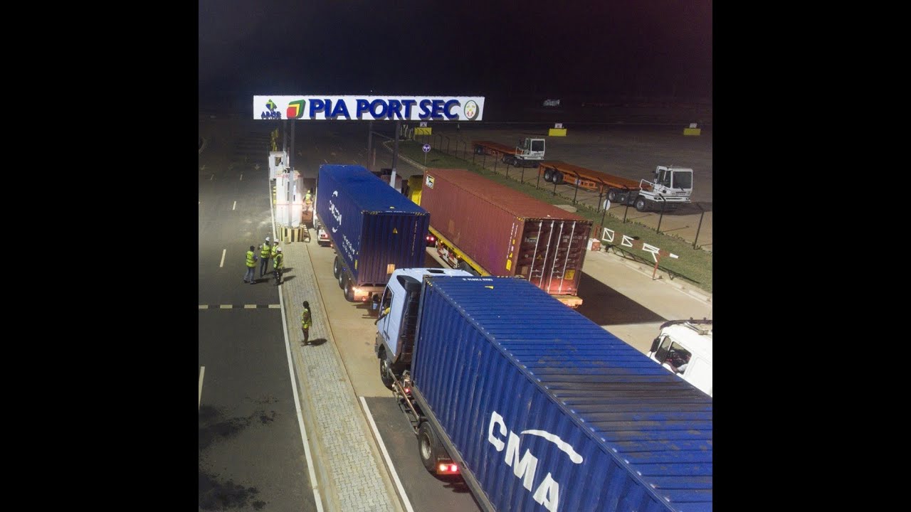 Premier transfert du Port Autonome de Lomé vers le Port Sec de PIA