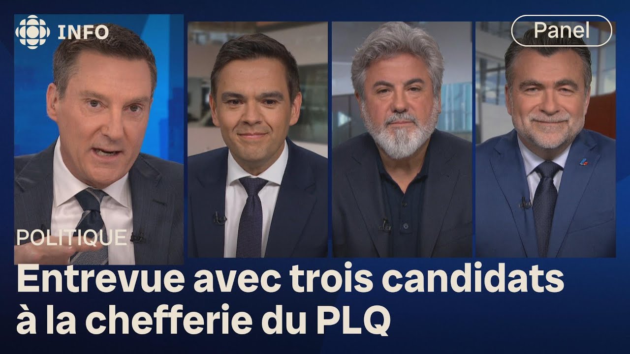 Chefferie du PLQ : entrevue avec Charles Milliard, Pablo Rodriguez et Karl Blackburn