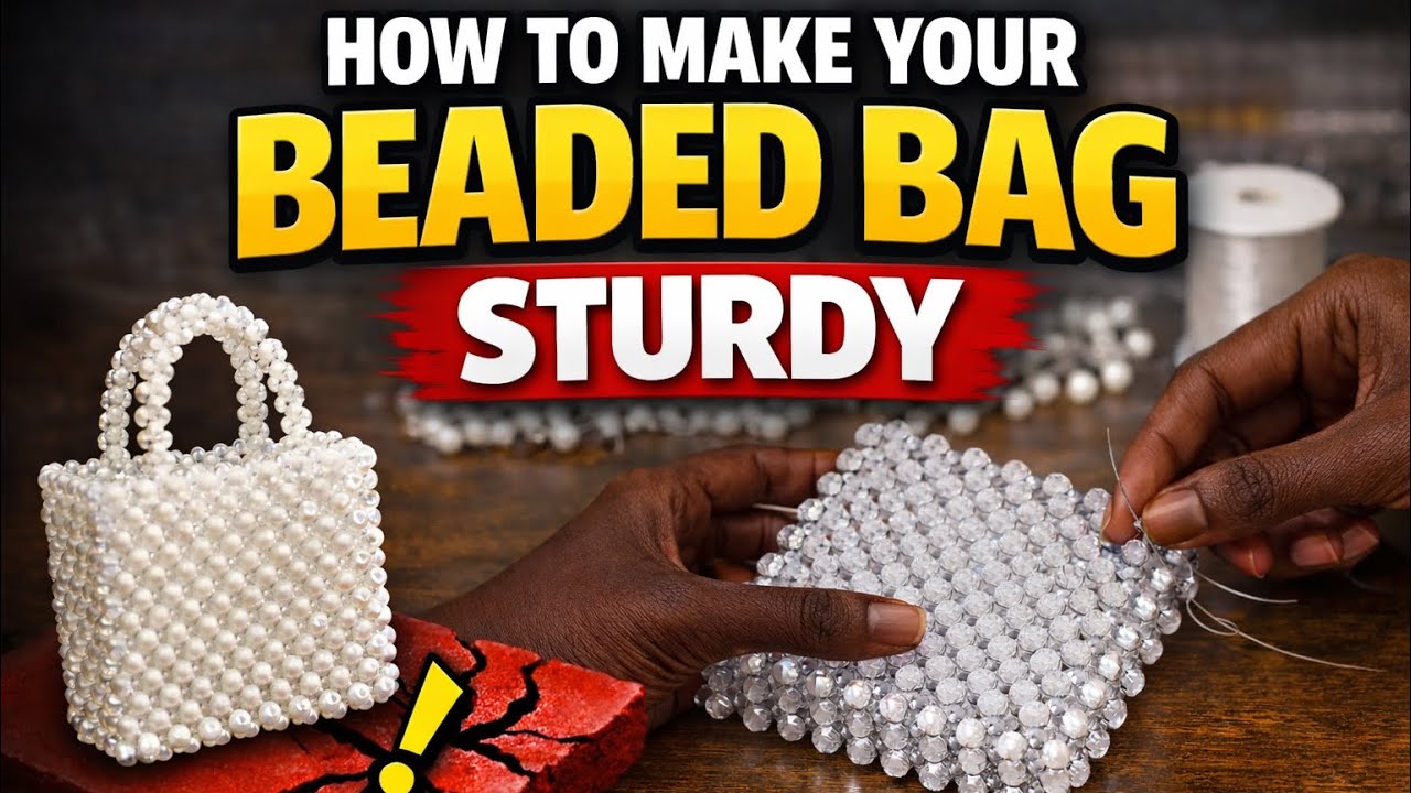 Beaded Bag Foundation Tutorial | Make Your Bag Strong & Sturdy
