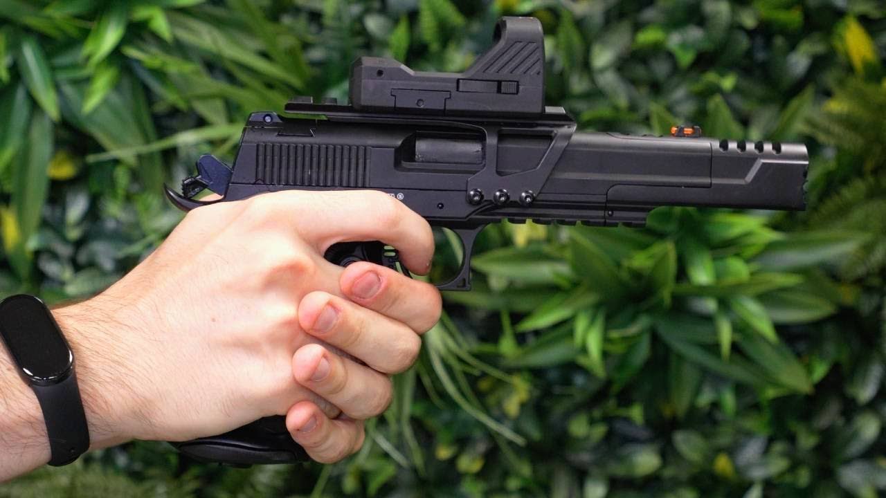 La Pistola de Balines MÁS POTENTE con MIRA de Punto Rojo