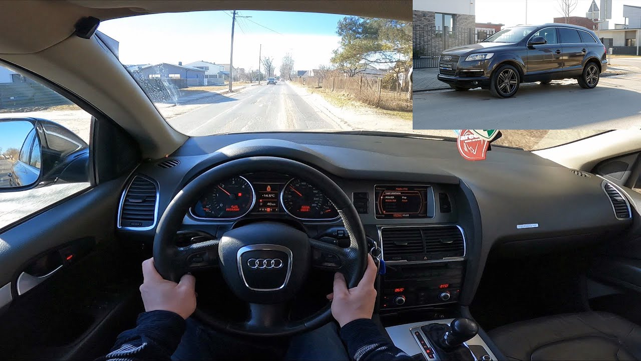 2007 Audi Q7 3.0 TDI V6 233 Hp POV Test Drive @DRIVEWAVE1