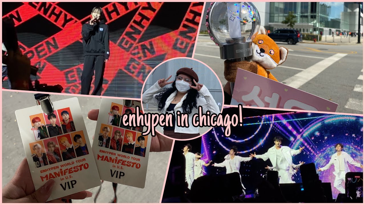 ENHYPEN MANIFESTO TOUR IN CHICAGO 2022 VLOG | VIP EXPERIENCE