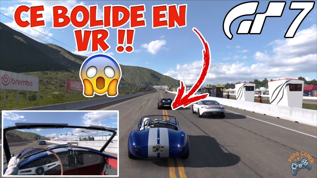 [PS5] Gran Turismo 7 - Gameplay - VR - Shelby Cobra 427 '66