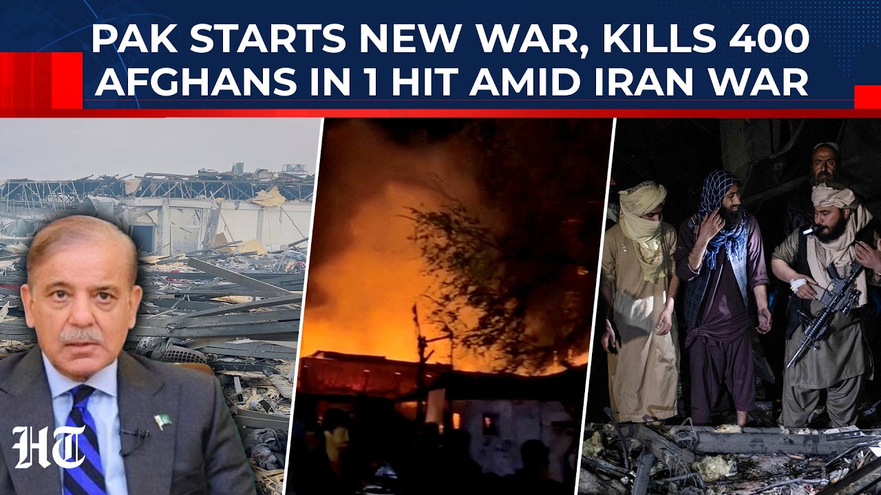 Amid Iran War, Pakistan Starts New Conflict, Bombs Afghan Hospital & Kills 400: Worsening Crisis?