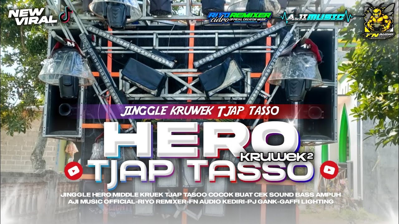 JINGLE DJ HERO MIDDLE KRUEK X TJAP TASSO STYLE BASS AMPUH COCOK BUAT CEK SOUND FT FN AUDIO ❗❗❗