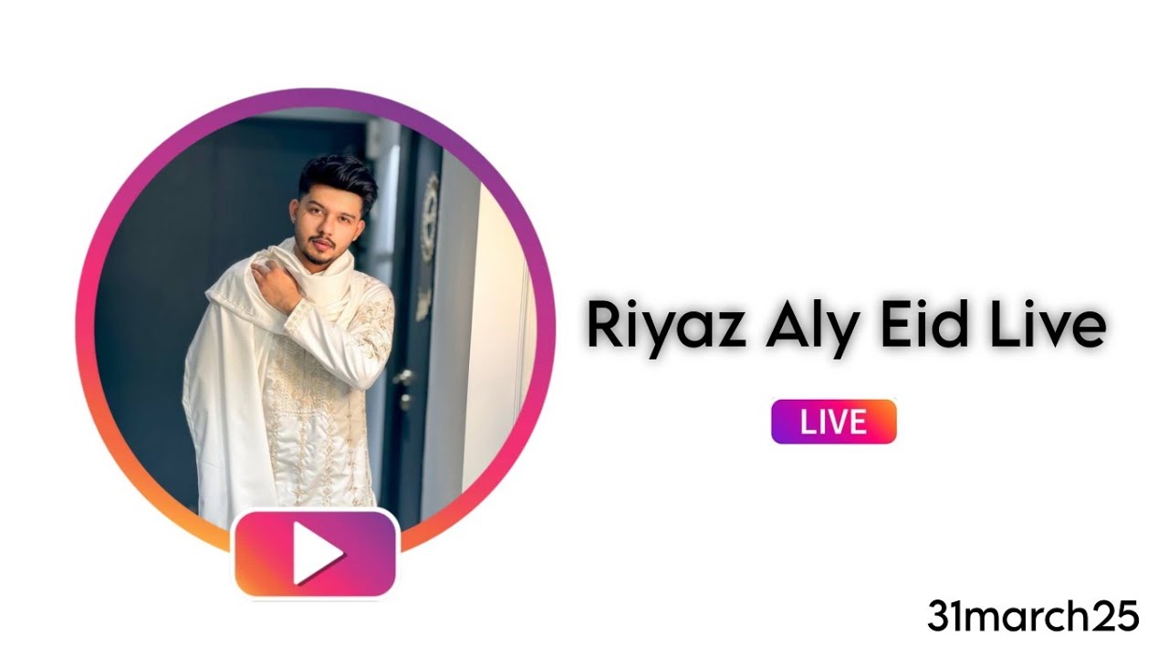 Riyaz Aly Eid live 2025 &lrm;@Riyaz_Aly&nbsp; #riyazaly #riifam #shorts #riyaziyn25