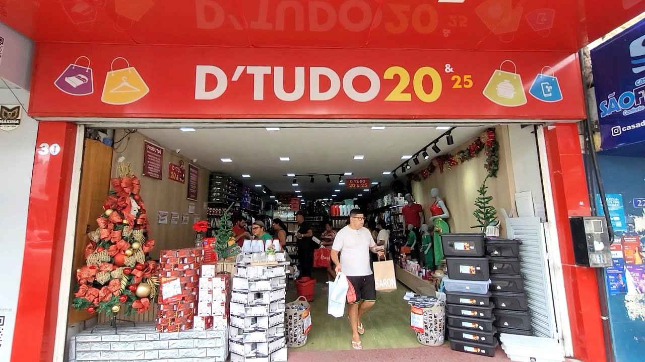 D'TUDO 20 & 25 na Cidade de Caruaru Pernambuco | Produtos Baratos Para Casa