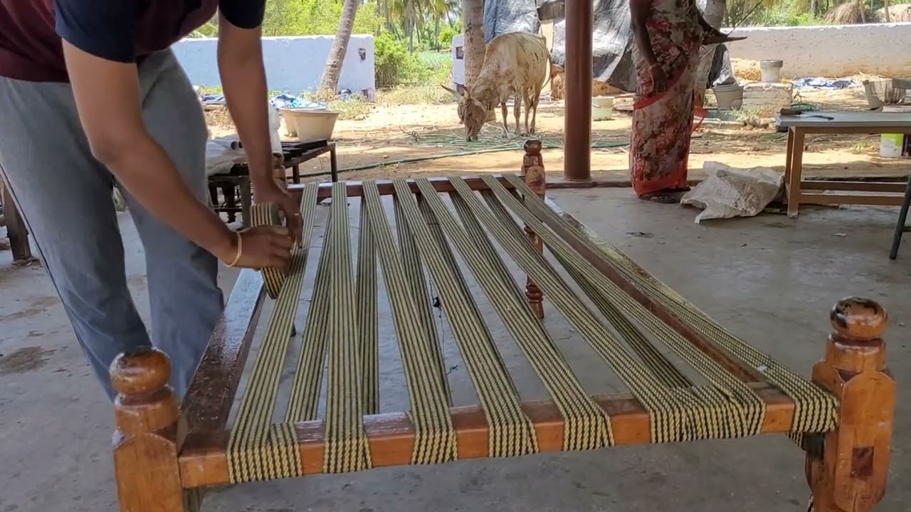 Belt kattil / Belt  bed 🛌 making video for deep sleep. #villagelife # belt kattil #village