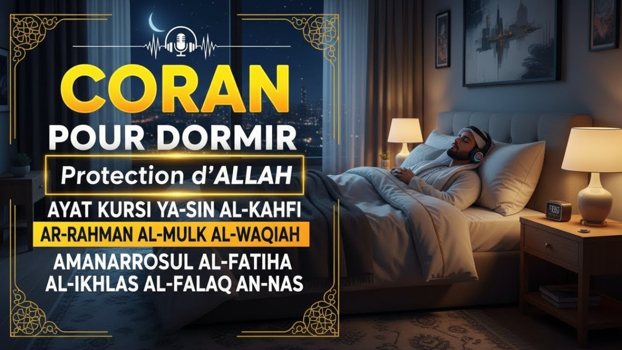 Coran Pour Dormir — Doua Islam Pour Apporter Paix, Réconfort Et Protection