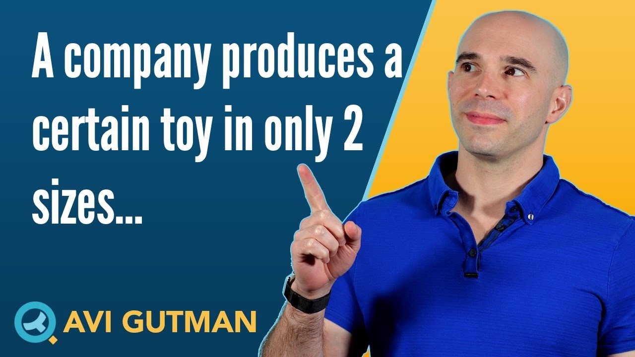 A company produces a certain toy in only 2 sizes DS61602.01
