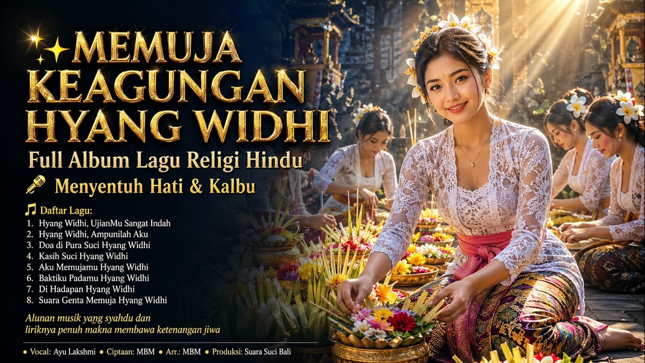 Full Album Lagu Religi Hindu ✨ MEMUJA KEAGUNGAN HYANG WIDHI 🎤Menyentuh Hati & Kalbu