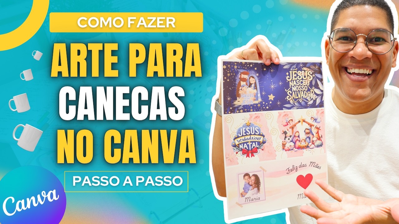 Como criar artes incríveis para canecas personalizadas no canva