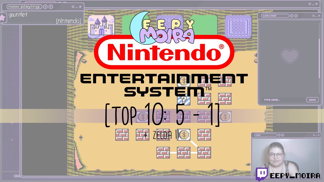 the one where i play a bit of each of my top 10 nes games (5 - 1)