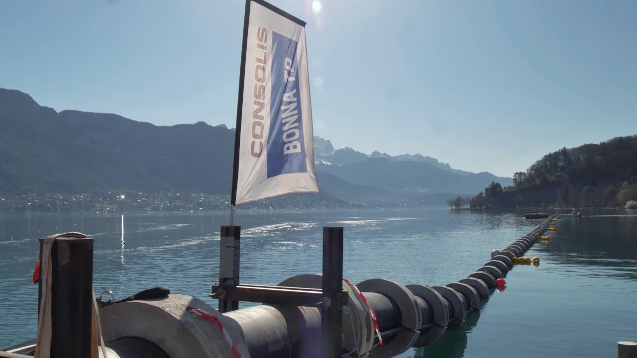 BONNA TP - Prise d'eau et rejet dans le lac d'Annecy pour une boucle énergétique