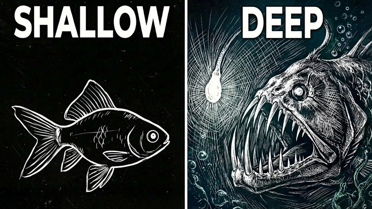 Why Are Deep-Sea Fish So Much More Terrifying Than Shallow-Water Fish?