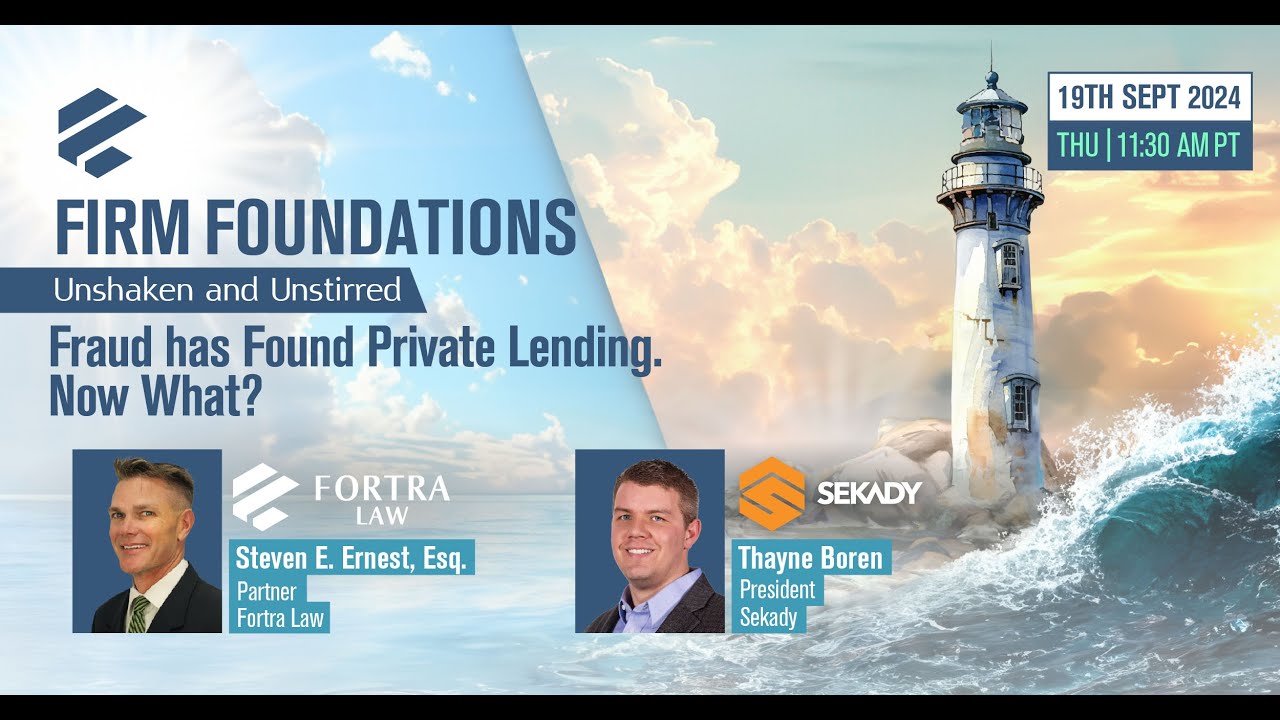 [Webinar] Fraud has Found Private Lending. Now What?