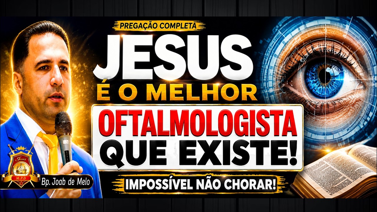 Pregação Completa Muito Forte-🔥😱 JESUS É O MELHOR OFTALMOLOGISTA QUE EXISTE! -😭🔥