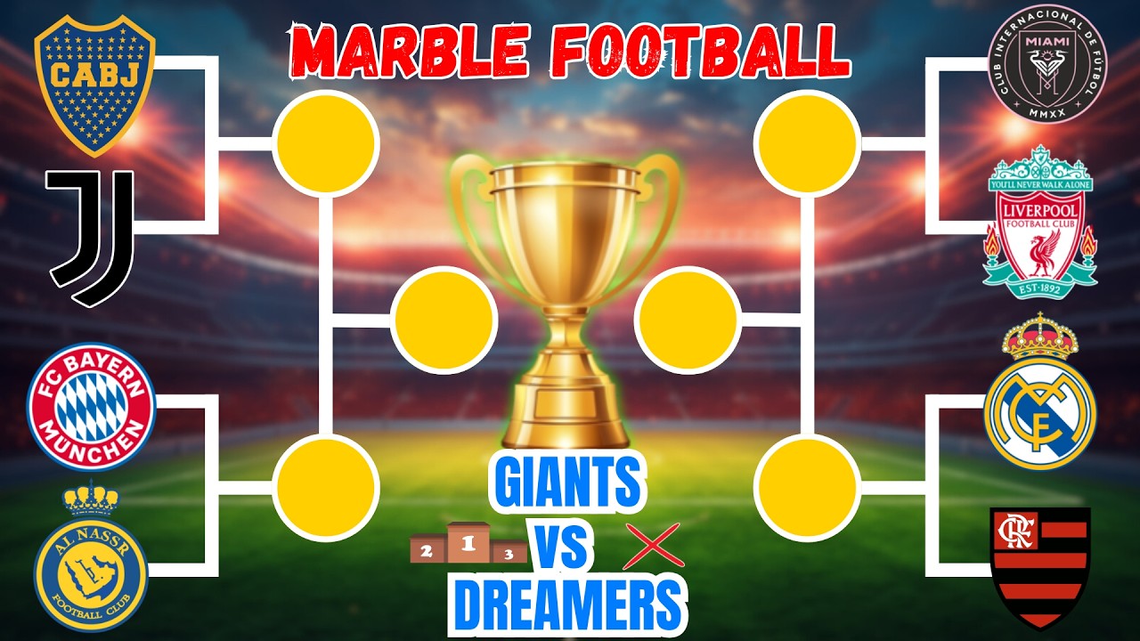 GIANTS vs DREAMERS! 🏆 | Marble Football Tournament Simulation