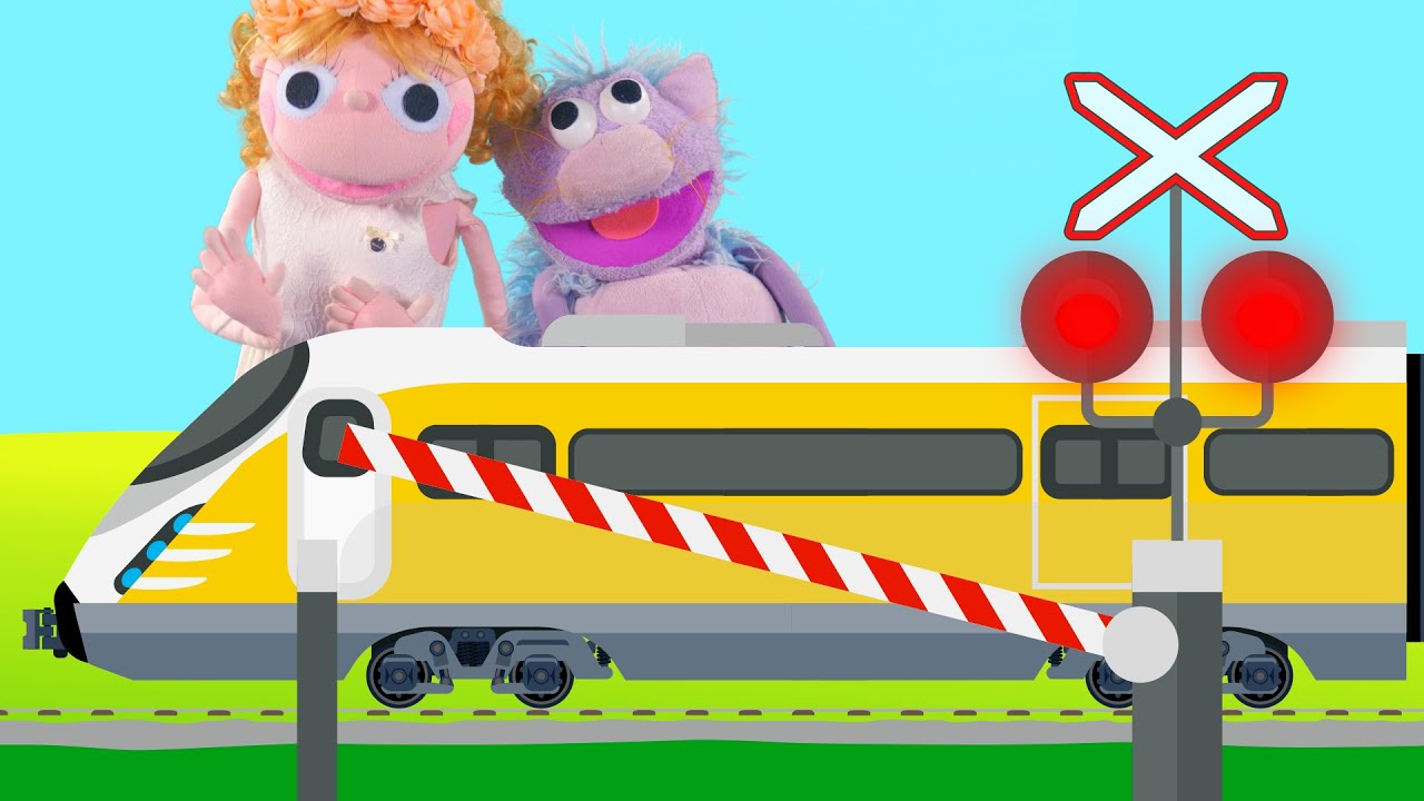 Autá - vlaky a električky | rozprávka pre deti o cestovaní vláčikom a električkou | Hanička a Murko