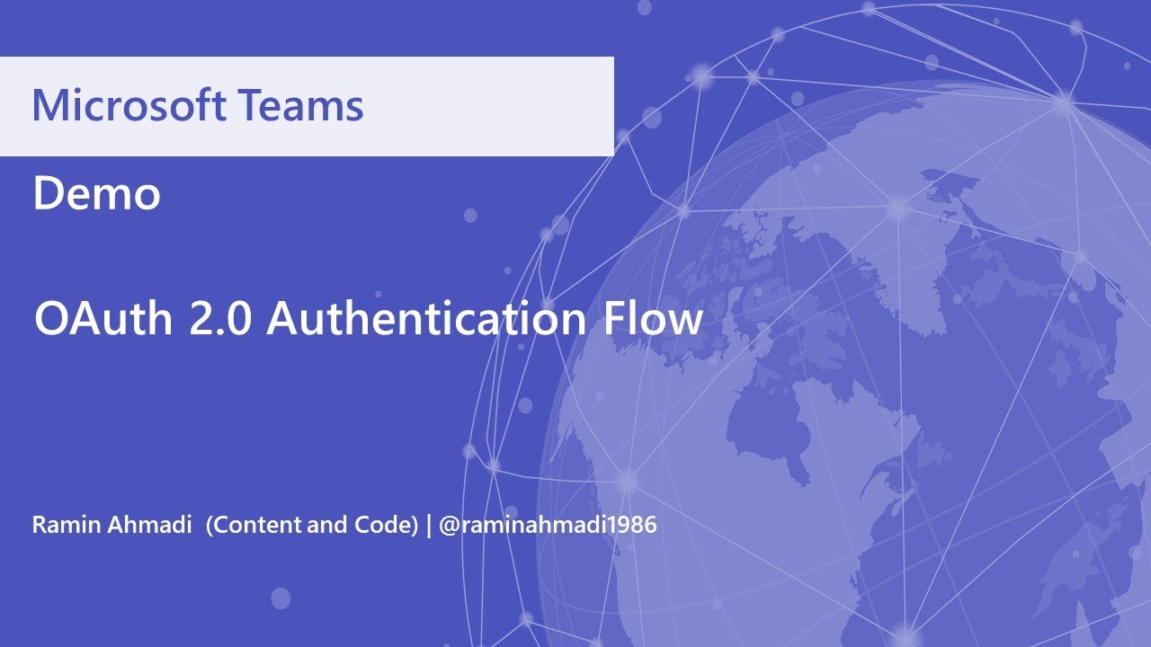 Демонстрация для сообщества: процесс аутентификации OAuth 2.0