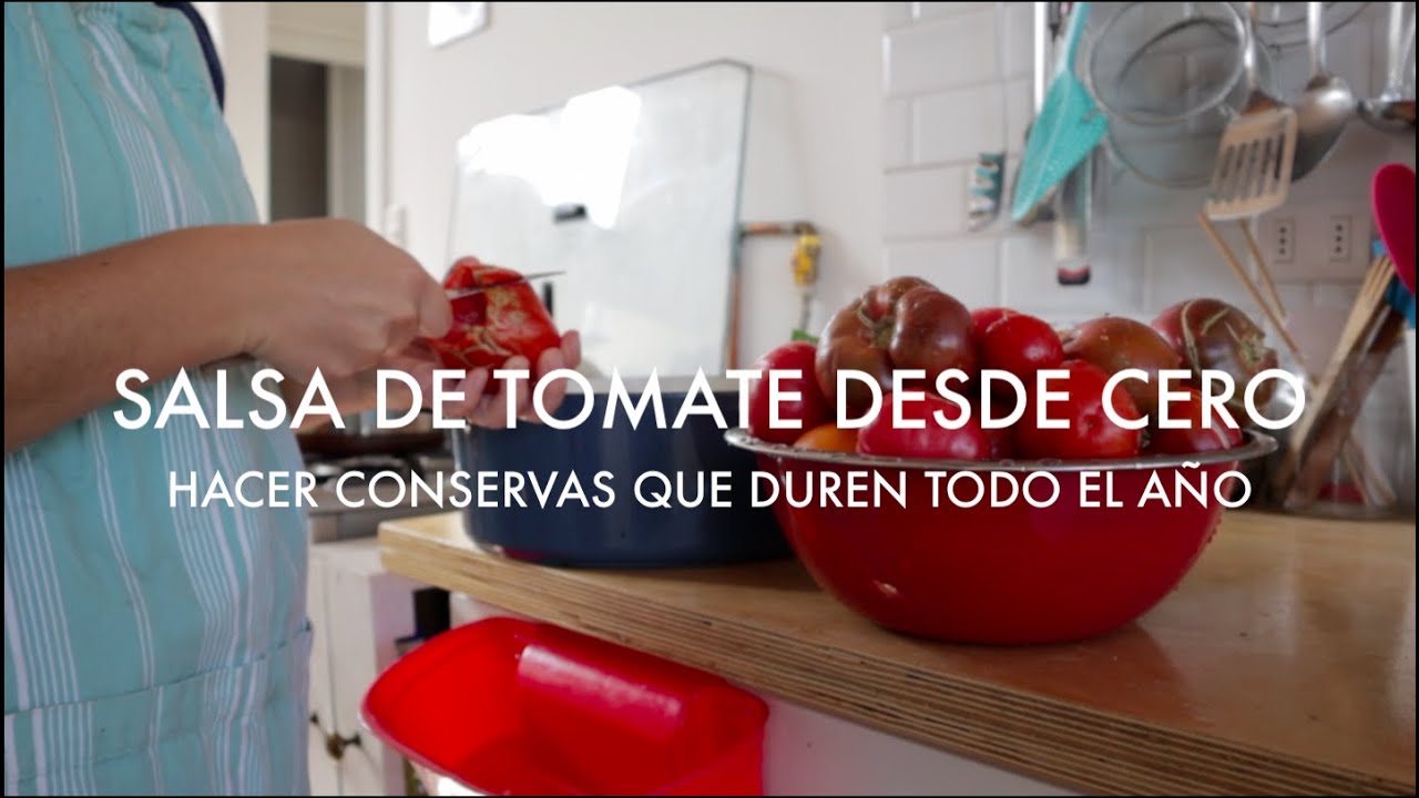 Salsa de Tomate desde Cero | Una guía breve de Conservas y un Huevo Azul!