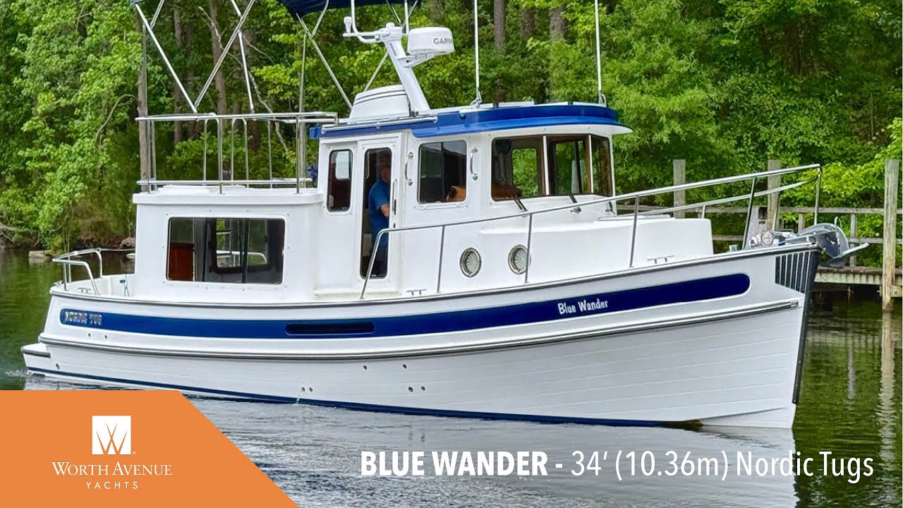 BLUE WANDER 34′ (10.36m) Nordic Tugs 2023 Available for Sale