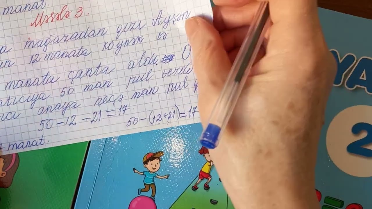 2-ci sinif Riyaziyyat  Sərbəst 5 məsələ
