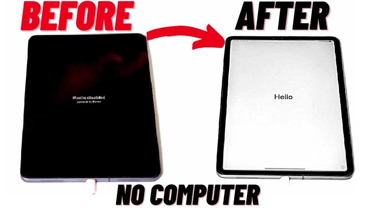Как разблокировать отключенный iPad без КОМПЬЮТЕРА