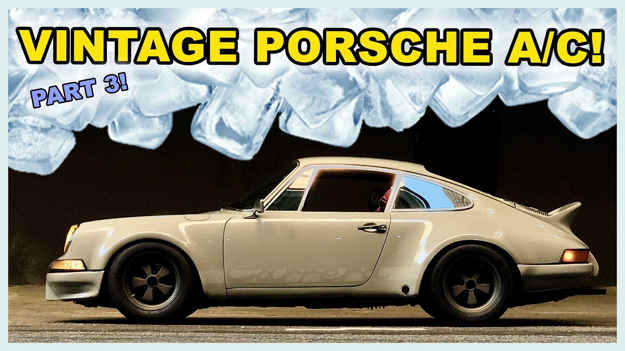 ICE COLD!  Vintage Porsche 911 AC Upgrade Part 3: New Starter, and a HUGE Letdown!