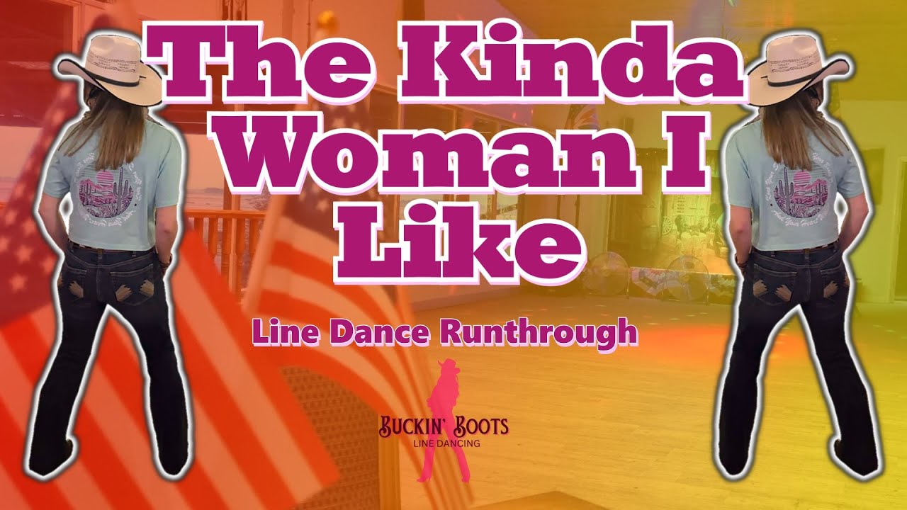 The Kinda Woman I like - Zach Top: Line Dance Runthrough