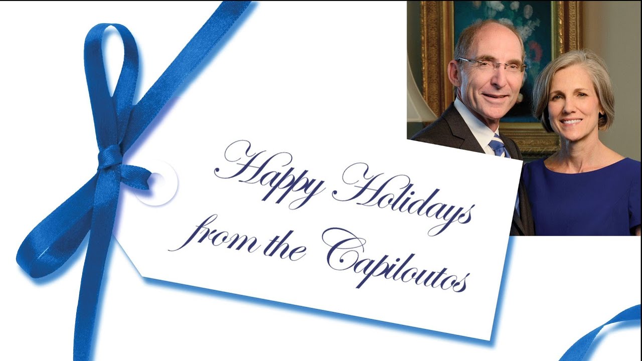 A Holiday Message to the Big Blue Family from the Capiloutos
